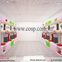 Thiết kế cửa hàng thời trang trẻ em - Anh Nhật - Đồng Tháp